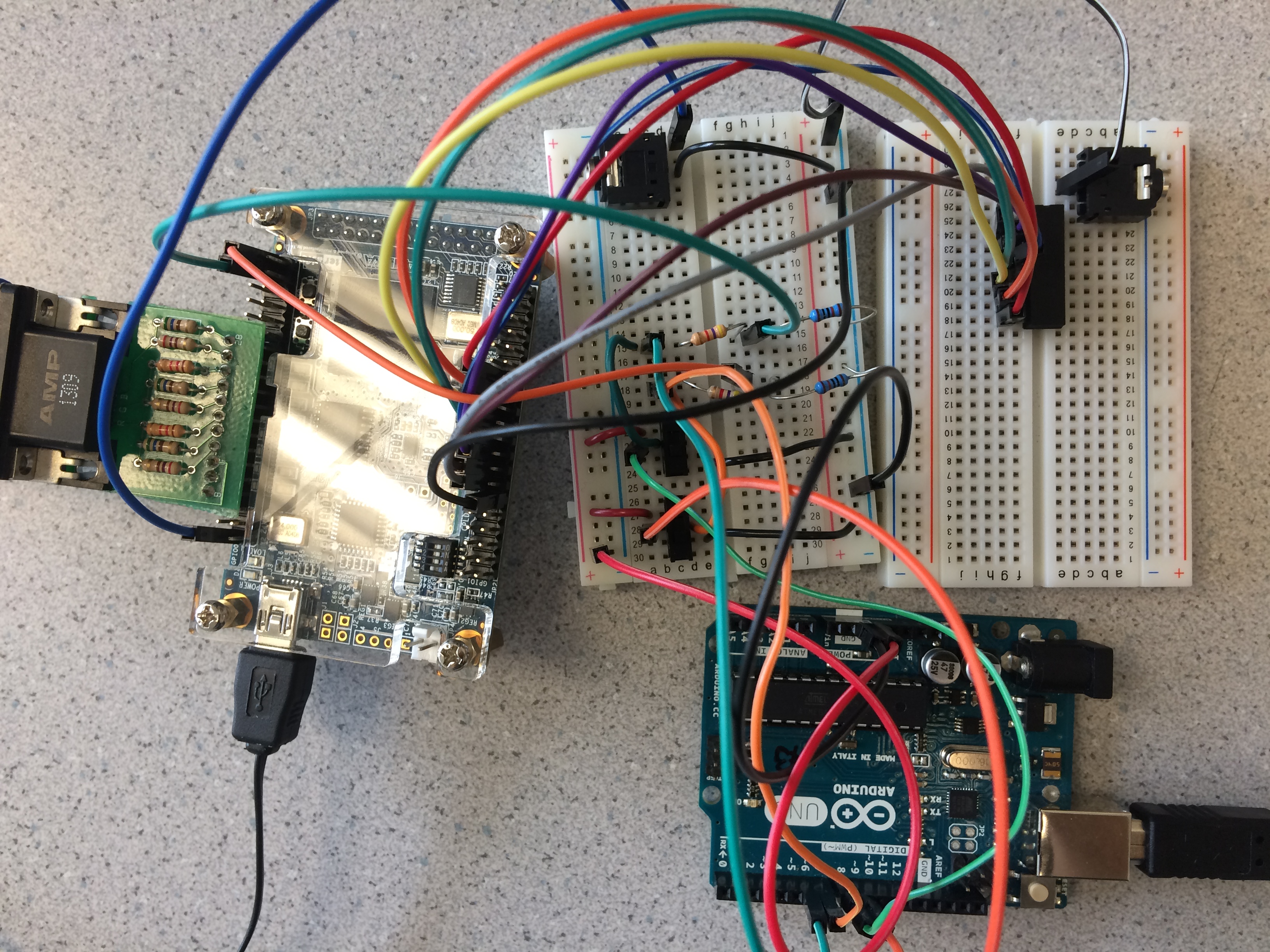 Sound circuit with 3-bit DAC