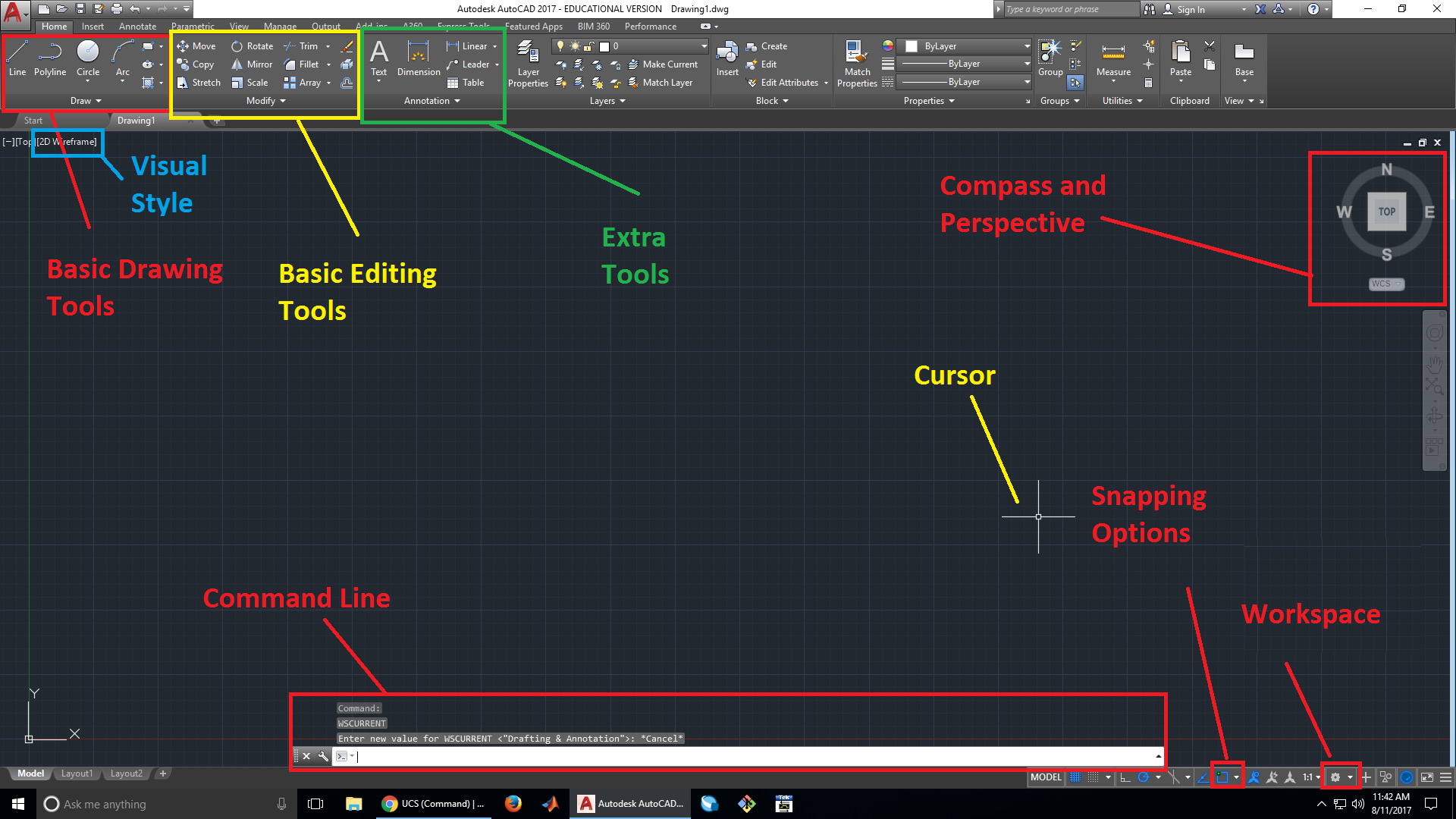 change the scale of drawing autocad 2017