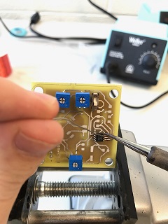 Soldering SMD chip